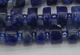 CRB639 15.5 inches 6*10mm tyre sodalite gemstone beads