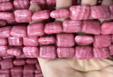 CRC1065 15.5 inches 13*18mm rectangle rhodochrosite beads