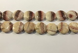 CRC1071 15.5 inches 25mm flat round rhodochrosite beads