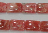 CRC108 15.5 inches 13*18mm rectangle natural argentina rhodochrosite beads