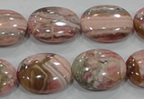 CRC113 15.5 inches 15*20mm oval natural argentina rhodochrosite beads