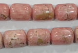 CRC114 15.5 inches 13*17mm column natural argentina rhodochrosite beads