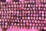 CRC1173 15.5 inches 6mm faceted round rhodochrosite beads wholesale