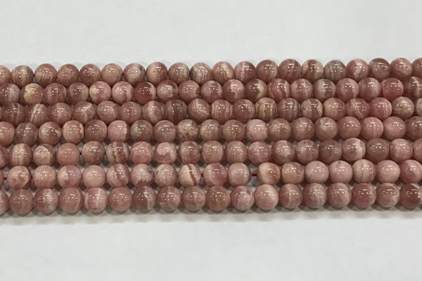 CRC1187 15.5 inches 7mm round Argentina rhodochrosite beads