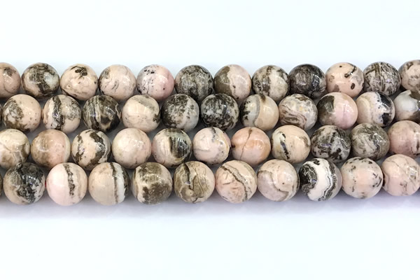 CRC1193 15 inches 12mm round rhodochrosite gemstone beads