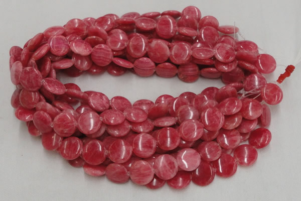 CRC12 16 inches 18mm coin rhodochrosite gemstone beads wholesale