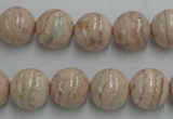 CRC154 15.5 inches 12mm round Argentina rhodochrosite beads