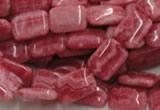 CRC16 16 inches 10*14mm rectangle rhodochrosite beads wholesale