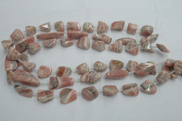 CRC160 15.5 inches 8*10mm - 13*20mm nuggets Argentina rhodochrosite beads