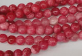 CRC18 15.5 inches 6mm round dyed rhodochrosite gemstone beads