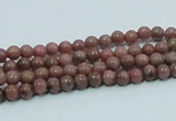 CRC200 16 inches 4mm round rhodochrosite gemstone beads wholesale