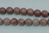 CRC202 16 inches 8mm round rhodochrosite gemstone beads wholesale