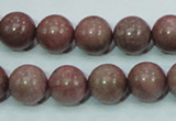 CRC204 16 inches 12mm round rhodochrosite gemstone beads wholesale