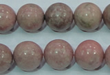 CRC205 16 inches 14mm round rhodochrosite gemstone beads wholesale