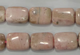 CRC304 15.5 inches 12*16mm rectangle Peru rhodochrosite beads