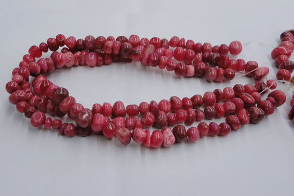 CRC35 15.5 inches 6*8mm - 8*10mm dyed rhodochrosite nuggets beads