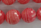 CRC408 15.5 inches 20mm faceted round synthetic rhodochrosite beads