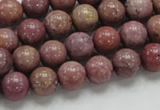 CRC53 15.5 inches 10mm round rhodochrosite gemstone beads wholesale