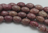 CRC65 15.5 inches 8*12mm rice rhodochrosite gemstone beads