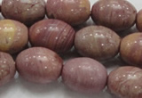 CRC68 15.5 inches 15*20mm rice rhodochrosite gemstone beads