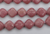 CRC681 15.5 inches 10*10mm diamond rhodochrosite beads wholesale