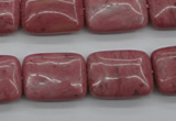 CRC701 15.5 inches 15*20mm rectangle rhodochrosite beads wholesale