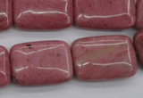 CRC702 15.5 inches 18*25mm rectangle rhodochrosite beads wholesale