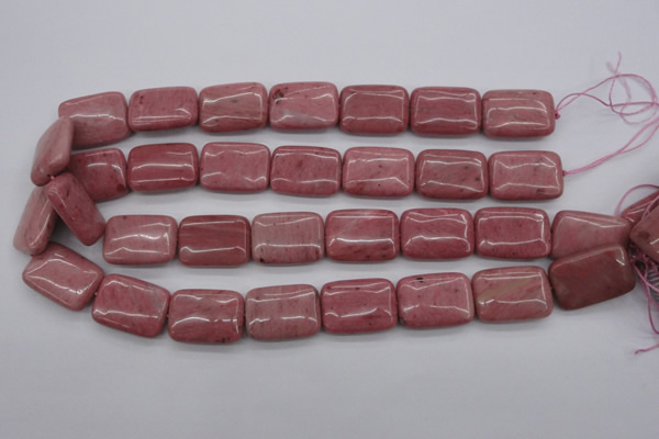 CRC702 15.5 inches 18*25mm rectangle rhodochrosite beads wholesale