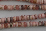 CRC750 15.5 inches 2.5*4mm rondelle rhodochrosite beads wholesale