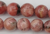 CRC759 15.5 inches 12mm round rhodochrosite beads wholesale