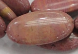 CRC80 15.5 inches 25*50mm oval rhodochrosite gemstone beads