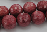 CRC806 15.5 inches 16mm faceted round Brazilian rhodochrosite beads