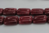 CRC821 15.5 inches 10*14mm rectangle Brazilian rhodochrosite beads