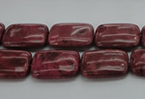 CRC823 15.5 inches 13*18mm rectangle Brazilian rhodochrosite beads