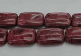 CRC824 15.5 inches 15*20mm rectangle Brazilian rhodochrosite beads