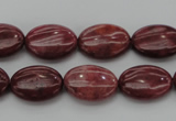 CRC831 15.5 inches 10*14mm oval Brazilian rhodochrosite beads