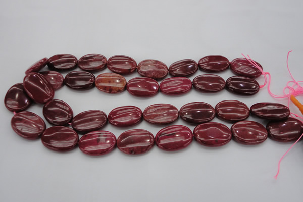 CRC835 15.5 inches 18*25mm oval Brazilian rhodochrosite beads