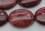 CRC837 15.5 inches 30*40mm oval Brazilian rhodochrosite beads