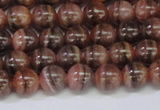 CRC914 15.5 inches 7mm round natural rhodochrosite beads