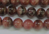 CRC915 15.5 inches 8mm round natural rhodochrosite beads