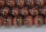 CRC916 15.5 inches 9mm round natural rhodochrosite beads