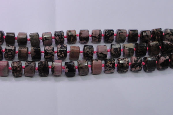 CRD20 15.5 inches 11*15*15mm faceted triangle rhodonite gemstone beads