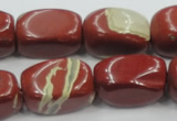 CRE21 16 inches 16*25mm nugget natural red jasper beads wholesale