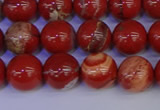 CRE303 15.5 inches 10mm round red jasper beads wholesale