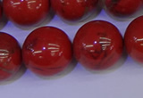 CRE308 15.5 inches 20mm round red jasper beads wholesale