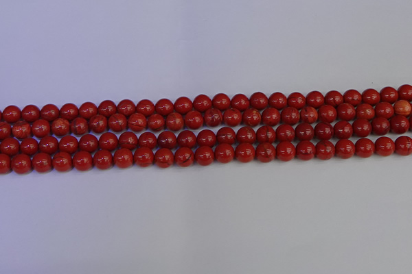 CRE311 15.5 inches 6mm round red jasper beads wholesale