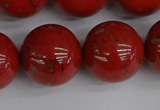 CRE318 15.5 inches 20mm round red jasper beads wholesale