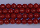 CRE320 15.5 inches 4mm round red jasper beads wholesale