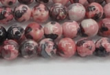 CRF301 15.5 inches 6mm round dyed rain flower stone beads wholesale