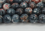 CRF331 15.5 inches 10mm round dyed rain flower stone beads wholesale